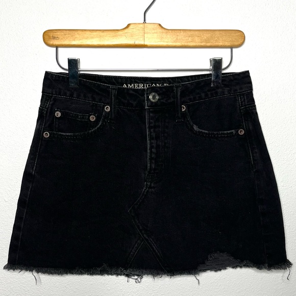 American Eagle Outfitters Dresses & Skirts - AEO American Eagle Outfitters Black Hi-Rise Festival Mini Skirt 2